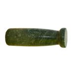 KunhaR Natural Green Marble Mortar and Pestle Set, Imam Dasta, Ohkli Musal, Kharal - 3 x 3 Inches, Green, (Full Polish)